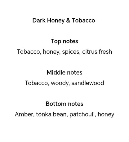 Dark Honey & Tobacco Candle