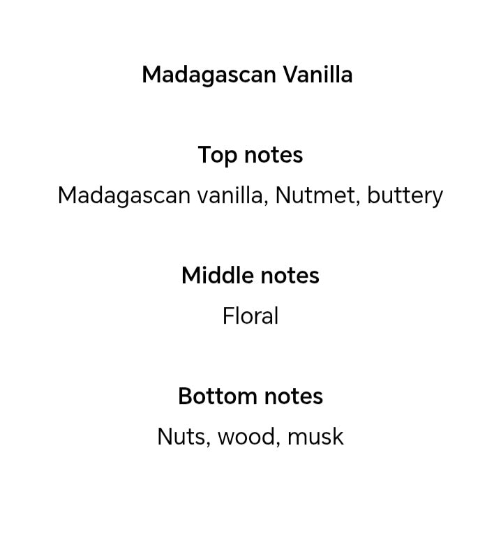 Madagascan Vanilla Wax Melts