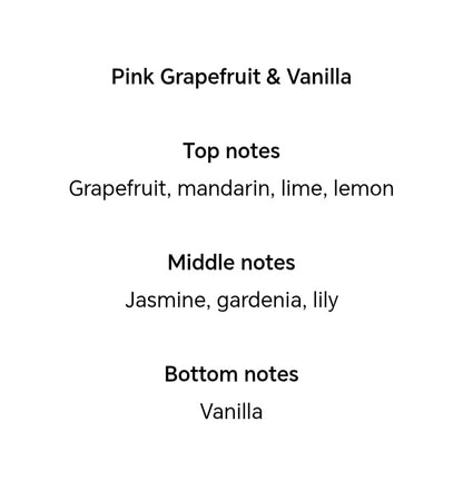 Pink Grapefruit & Vanilla